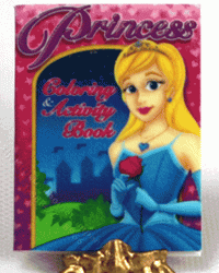 (image for) Miniature Princess Coloring Activity Book
