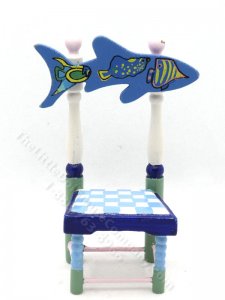 (image for) Miniature Blue Fish Kitchen Chair by Eye Candy