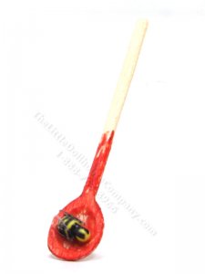 (image for) Miniature Bee on Wooden Spoon by Charlotte Willmott