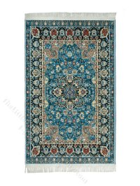 (image for) Miniature Turkish Carpet for Dollhouses - Blue