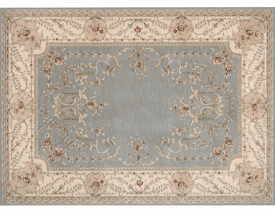 (image for) Dollhouse Scale Model Rectangular French Style Rug