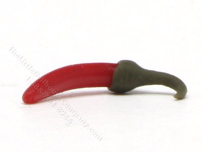 (image for) Miniature Red or Green Chili Pepper by Charlotte Willmott