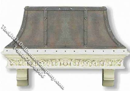 (image for) Miniature French Provincial Style Kitchen Hood for Dollhouses