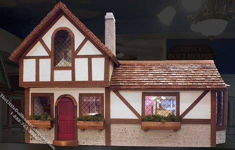 (image for) Assembled Old English Cottage II Dollhouse