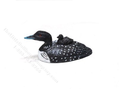 (image for) Miniature Oversized Loon for Dollhouses