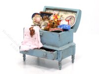 (image for) Miniature Child's Toy Chest by Twylla Charles for Dollhouses