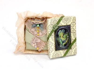 (image for) Miniature Green and Pink Blouse by Judith Blondell