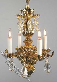 (image for) Dollhouse Scale Model Hawaiian Chandelier