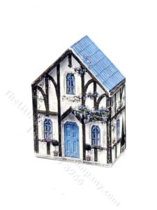 (image for) 1/144th Scale Miniature Block House by Paul Carlan
