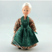 (image for) 1/2 scale Omchen Flexible Doll by Erna Meyer for Dollhouses