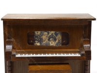 (image for) Miniature Piano Music Box with Stool for Dollhouses