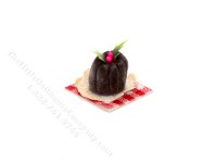 (image for) Miniature Christmas Pudding for Dollhouses