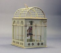 (image for) Dollhouse Scale Model Bird Cage