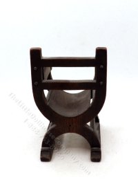 (image for) Miniature Curule Seat Throne for Dollhouses