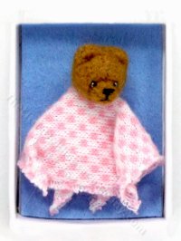 (image for) Miniature Mohair Cuddle Bear by Erna Meyer