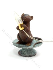 (image for) Miniature Mouse Floor Lamp for Dollhouses