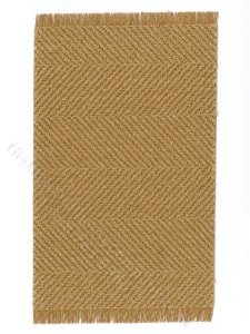 (image for) Miniature Beige Chevron Rug for Dollhouses