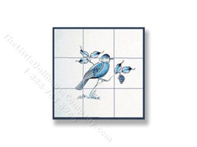 (image for) Dollhouse Scale Model Picture Mosaic Tile