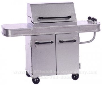 (image for) Miniature "Stainless Steel" BBQ