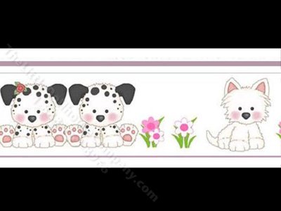 (image for) 1:24 Scale Dollhouse Children's Wallpaper Border