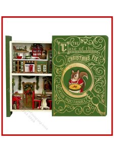 (image for) 1:48 Scale Miniature Secret Book Kit - Cat & Mouse Detective Agency - THE CASE OF THE CHRISTMAS PIE