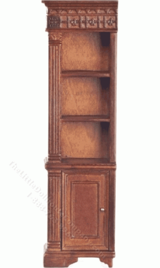 (image for) Miniature Walnut Left Hand Wall Cabinet