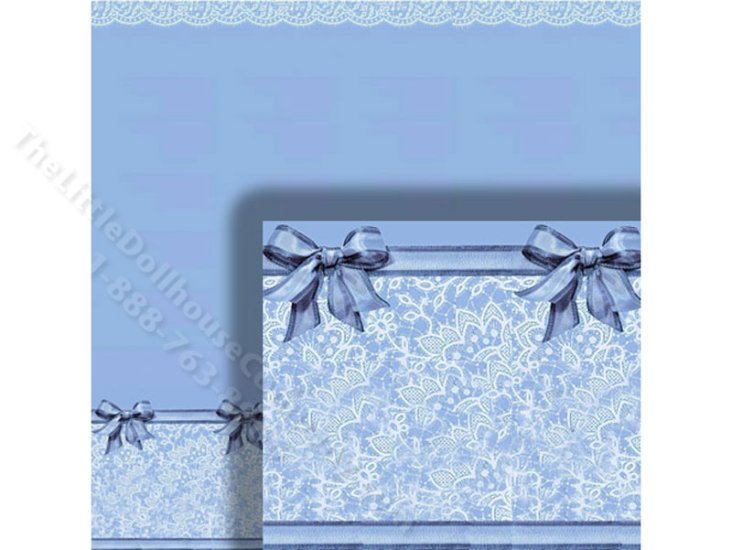 (image for) 1/2 Scale Wallpaper Wainscot for Dollhouses