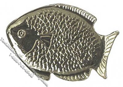 (image for) Miniature Metal Fish Tray for Dollhouses