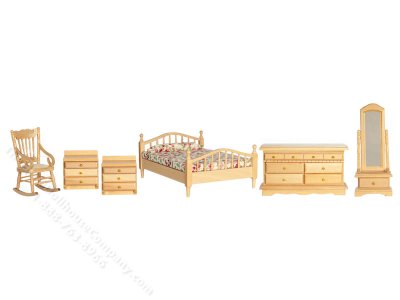 (image for) Miniature Oak Bedroom Set (6pc)