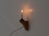 (image for) Miniature 12V Candle Bracket Sconce for Dollhouses