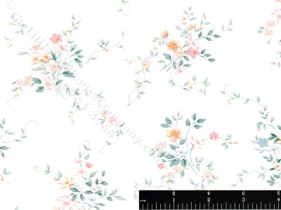 (image for) Bouquet Miniature Wallpaper for Dollhouses