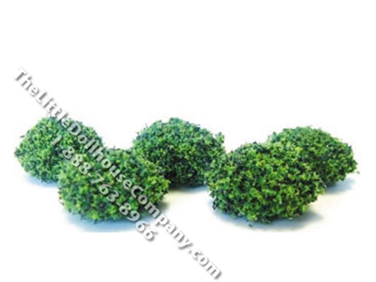 (image for) Miniature 3/4 Inch Mound Bush for Dollhouses (5 pcs.)