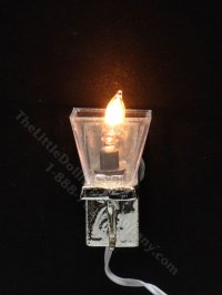 (image for) Miniature Pair of Silver Sconces for Dollhouses