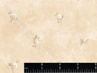 (image for) Beige Rose Miniature Wallpaper for Dollhouses