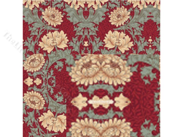 (image for) 1/2 Scale William Morris Wallpaper for Dollhouses