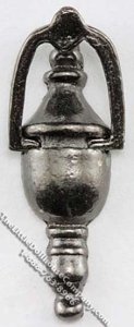 (image for) Miniature Pewter Working Door Knocker for Dollhouses