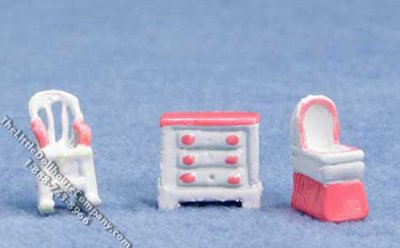 (image for) 1/144" Nursery Set for Dollhouses
