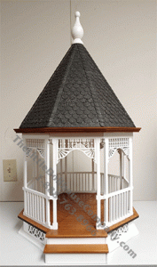 (image for) Large Victorian Gazebo Laser Cut Dollhouse Kit