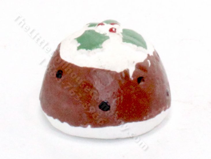 (image for) Miniature Christmas Figgy Pudding for Dollhouses