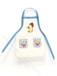 (image for) Miniature Chicken Apron for Dollhouses