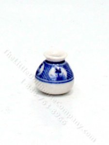 (image for) Vintage Handmade Miniature Clay Bud Vase by J Clark