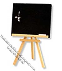 (image for) Miniature Chalkboard on Legs for Dollhouses