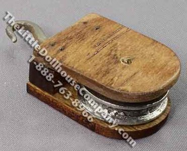 (image for) Dollhouse Scale Model Block and Tackle