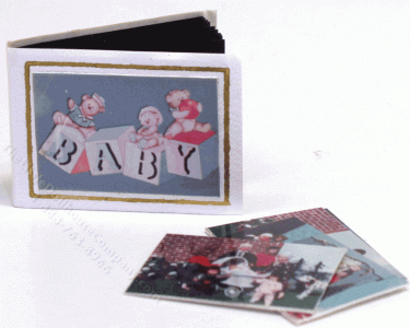 (image for) Miniature Baby Photo Album with Pictures