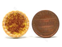 (image for) Miniature Whole Custard Pie in White Ceramic Dish