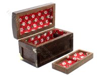 (image for) Miniature Wooden Trunk for Dollhouses