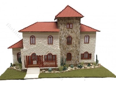 (image for) Quarter Scale Southwestern Style House