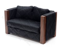 (image for) Miniature Art Deco Sofa for Dollhouses