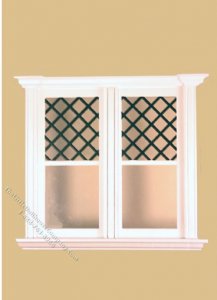 (image for) Miniature Westfield Decorated Double Window White