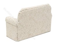 (image for) 1:24 Scale Miniature Ivory Leaves Sofa for Dollhouses - Beige